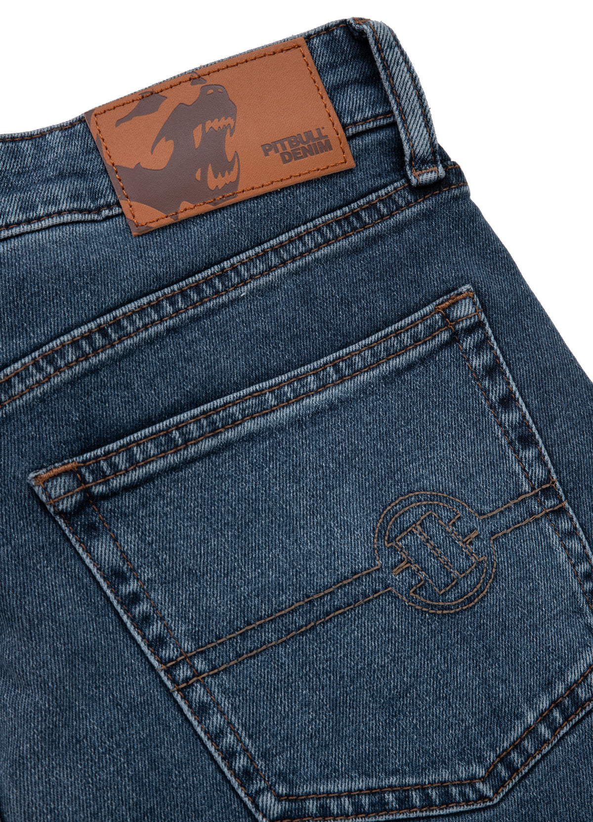 HIGHLANDER Long Medium Wash Jeans - Pitbullstore.eu