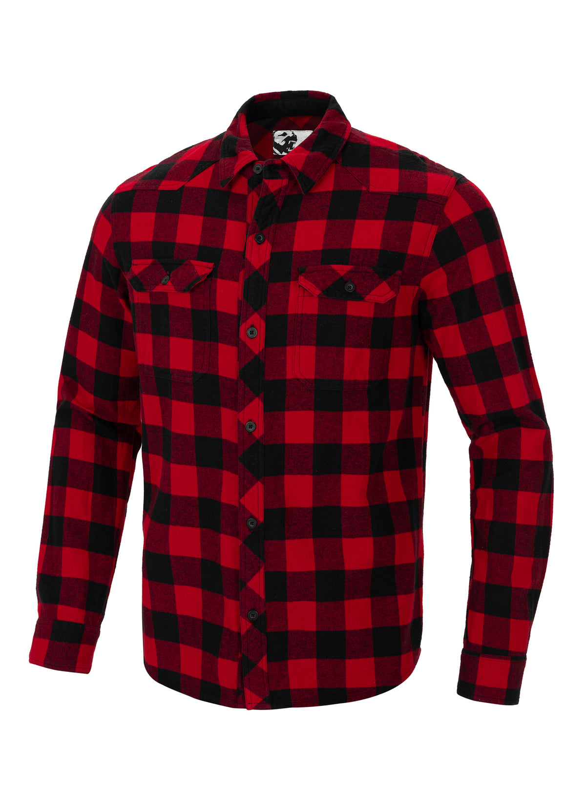 MITCHELL Red/Black Flannel Shirt - Pitbullstore.eu