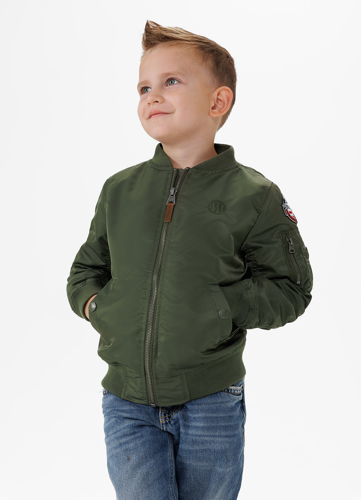 Kids Jacket MA1 Olive - Pitbullstore.eu
