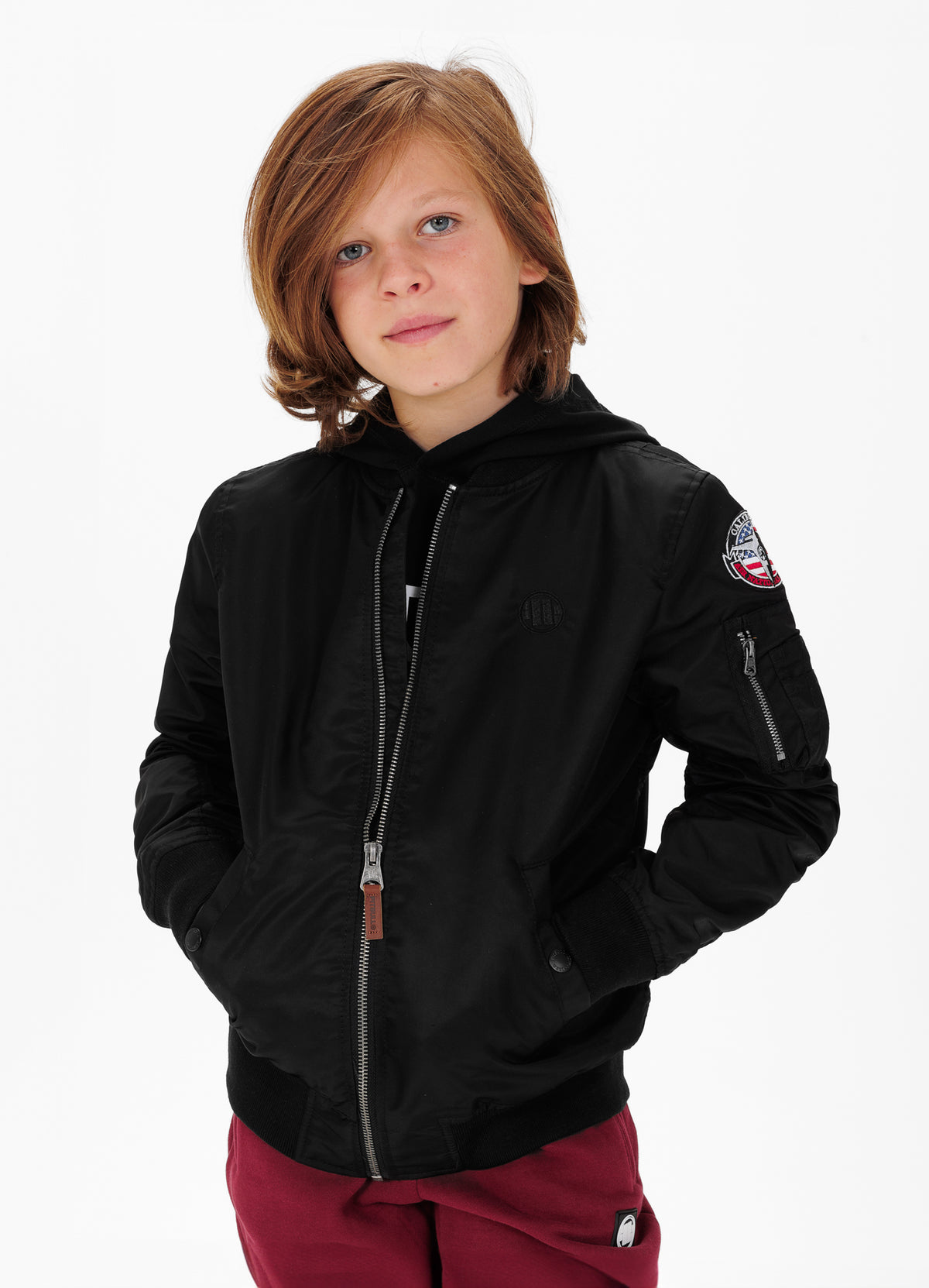 Kids Jacket MA1 Black - Pitbullstore.eu