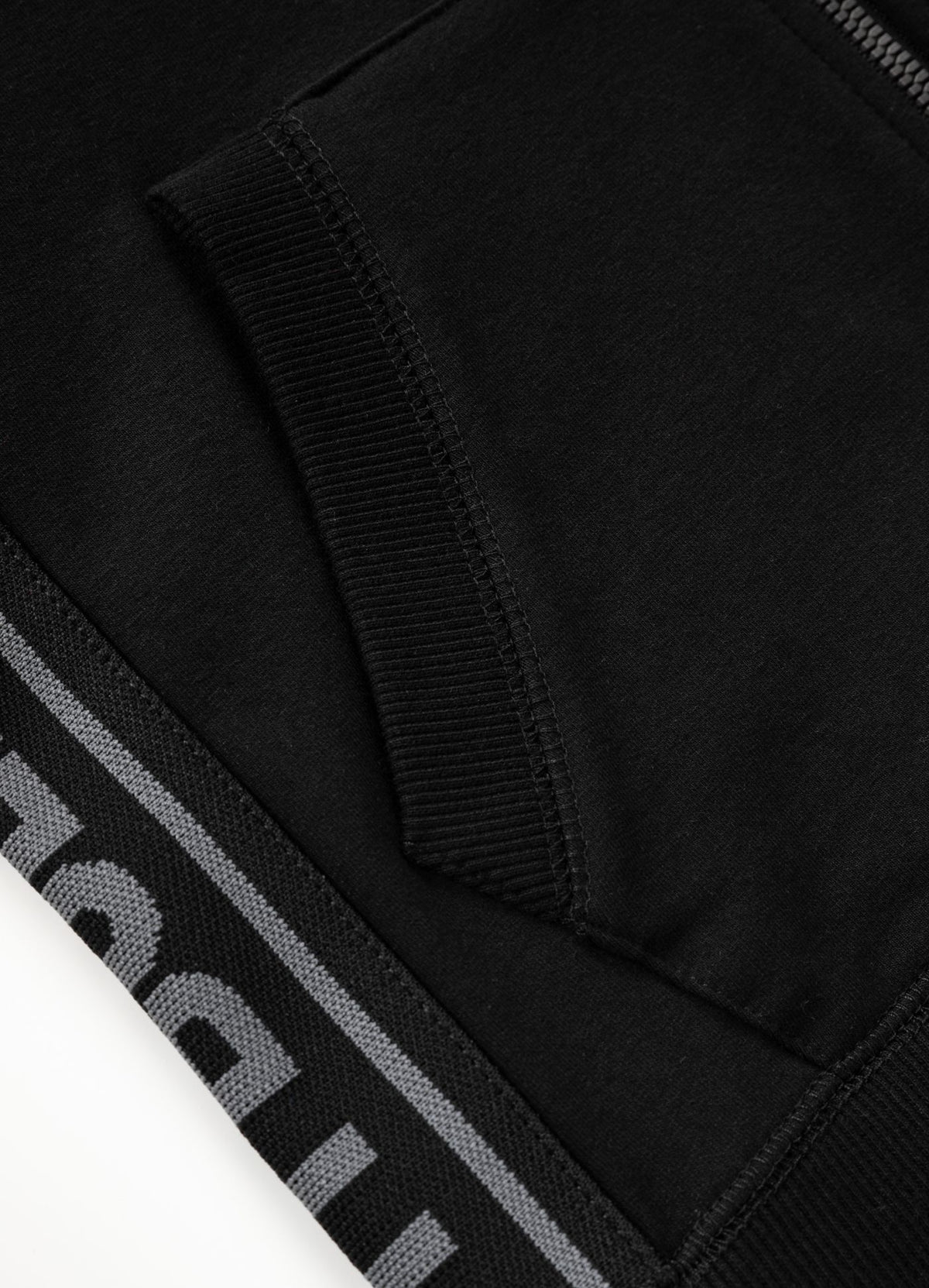 Damen-Kapuzenpullover mit Reißverschluss French Terry Small Logo