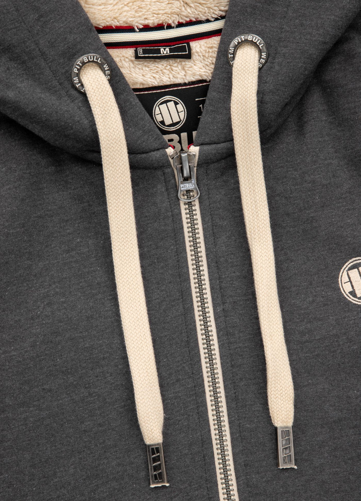 Hoodie mit Reißverschluss Sherpa Ruffin - Anthrazit