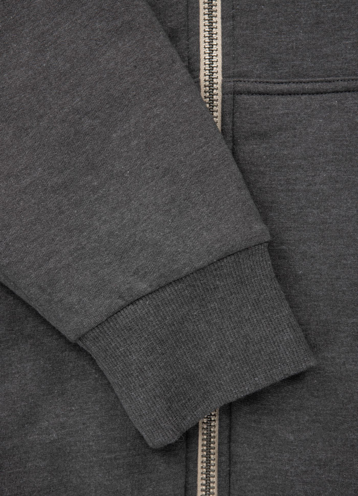 Hoodie mit Reißverschluss Sherpa Ruffin - Anthrazit