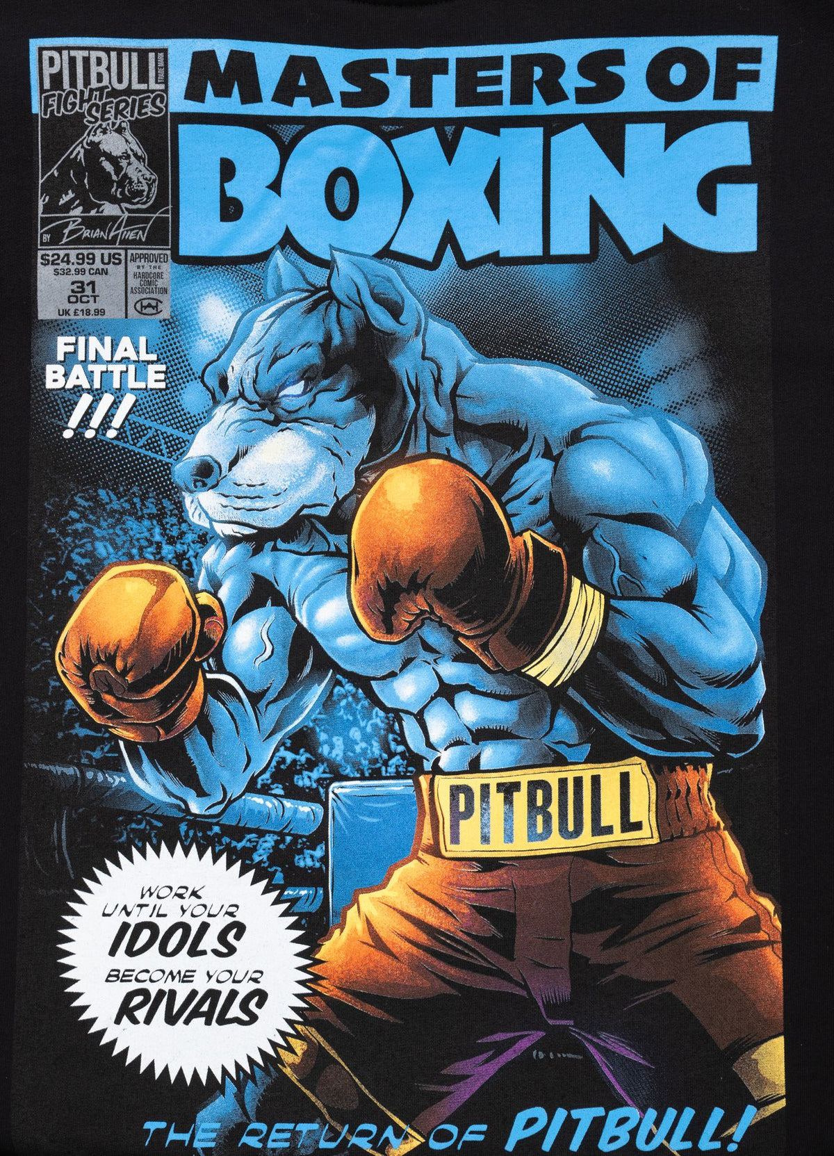 Hoodie MASTER OF BOXING Schwarz