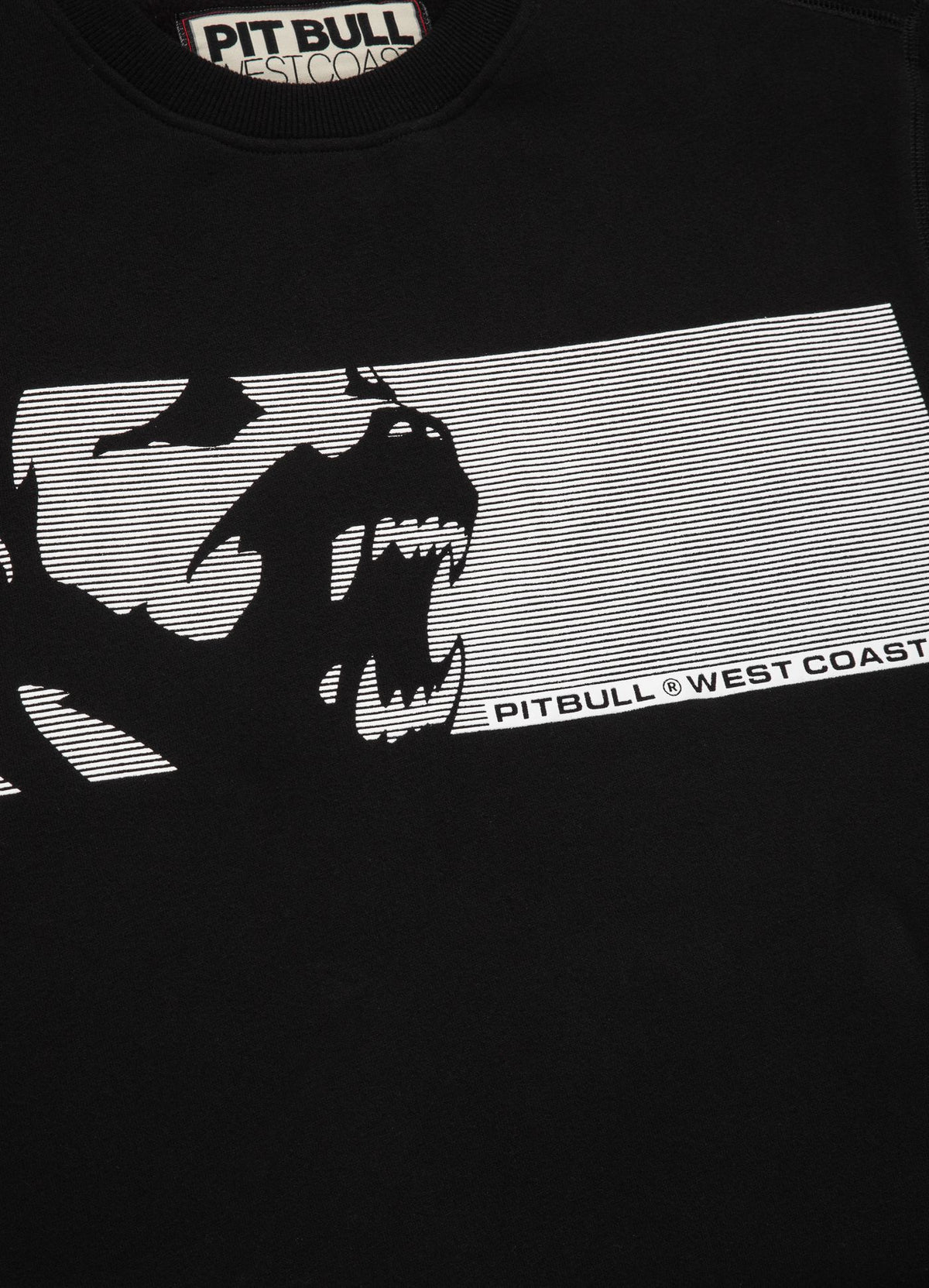 Herren Sweatshirt Raster Hund