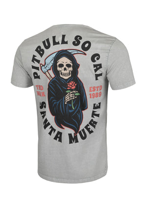 T-Shirt Mittelgewicht SANTA MUERTE Grau