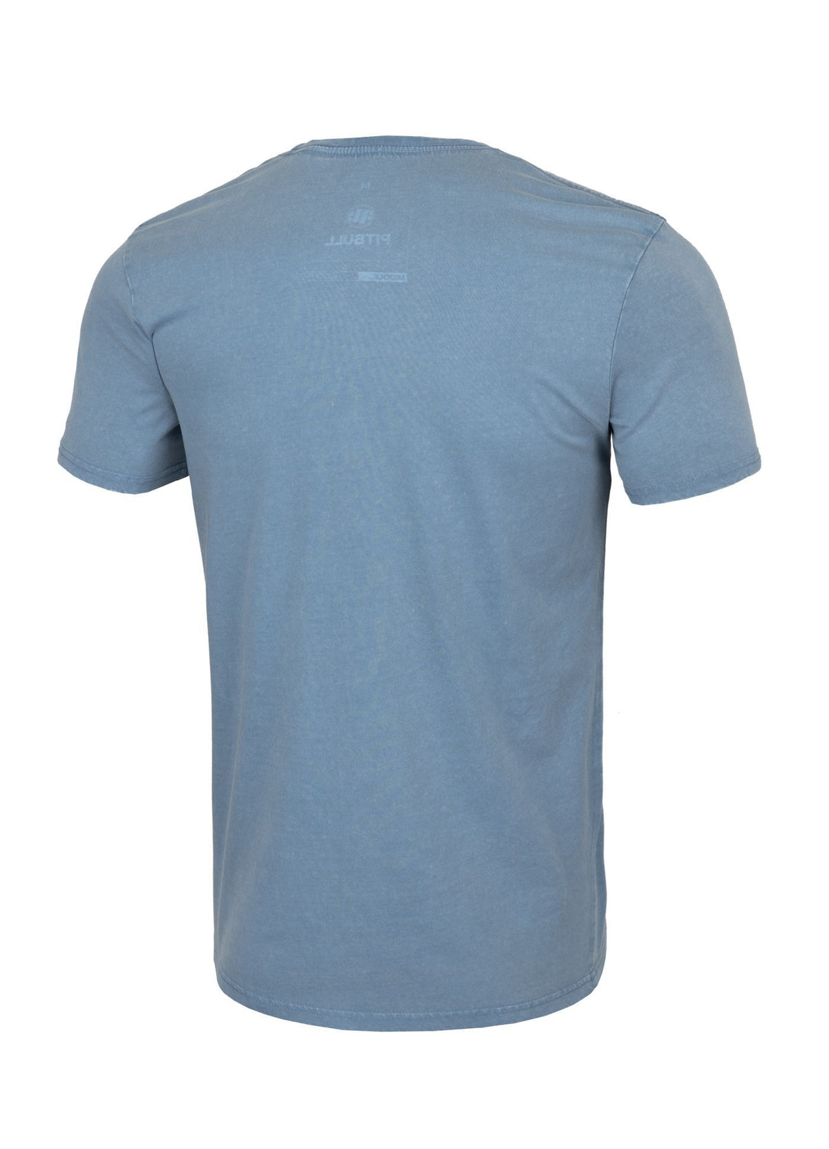 T-Shirt Mittelgewicht KLEINES LOGO Hellblau