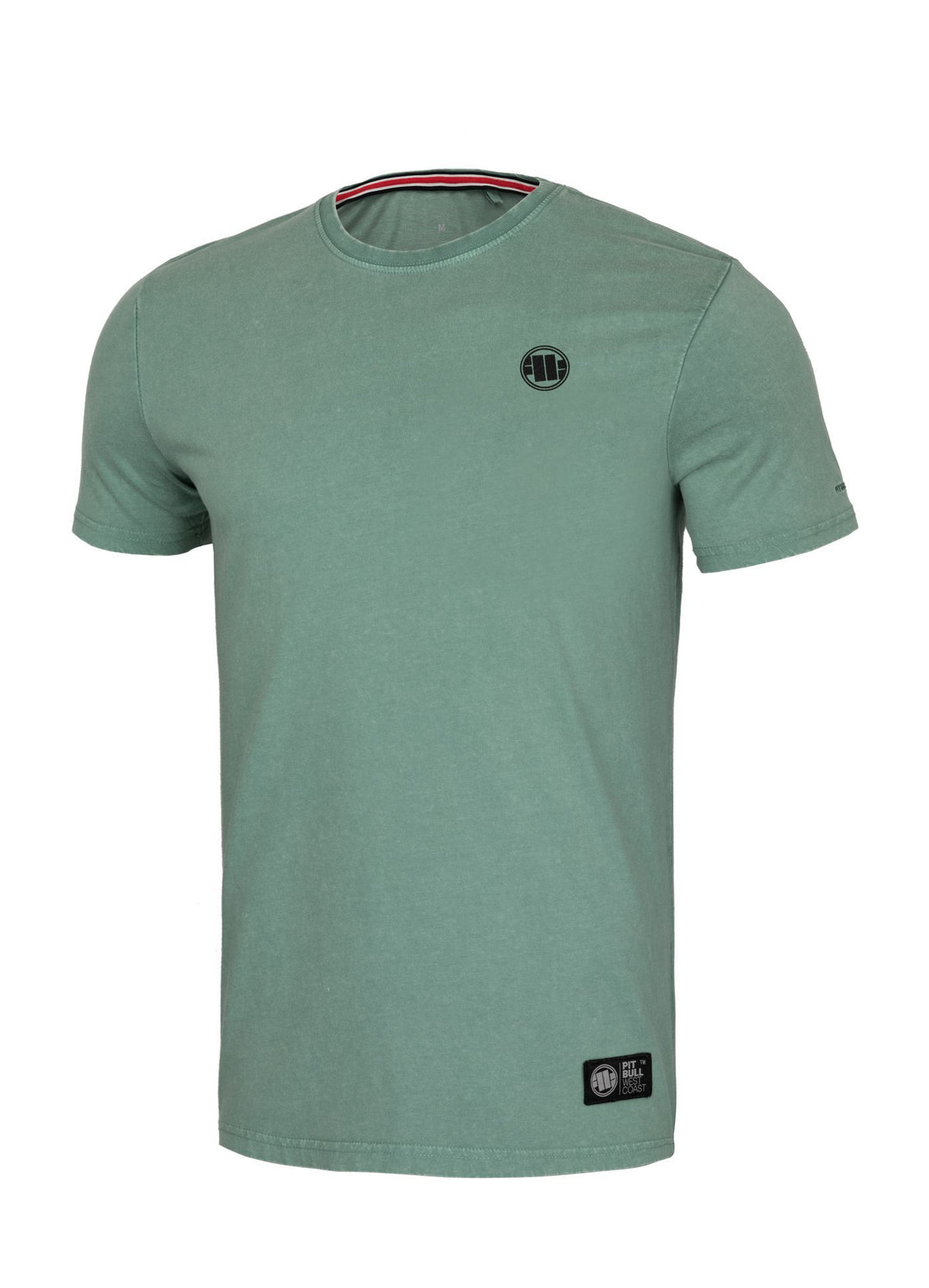 T-Shirt Denim Washed Kleines Logo