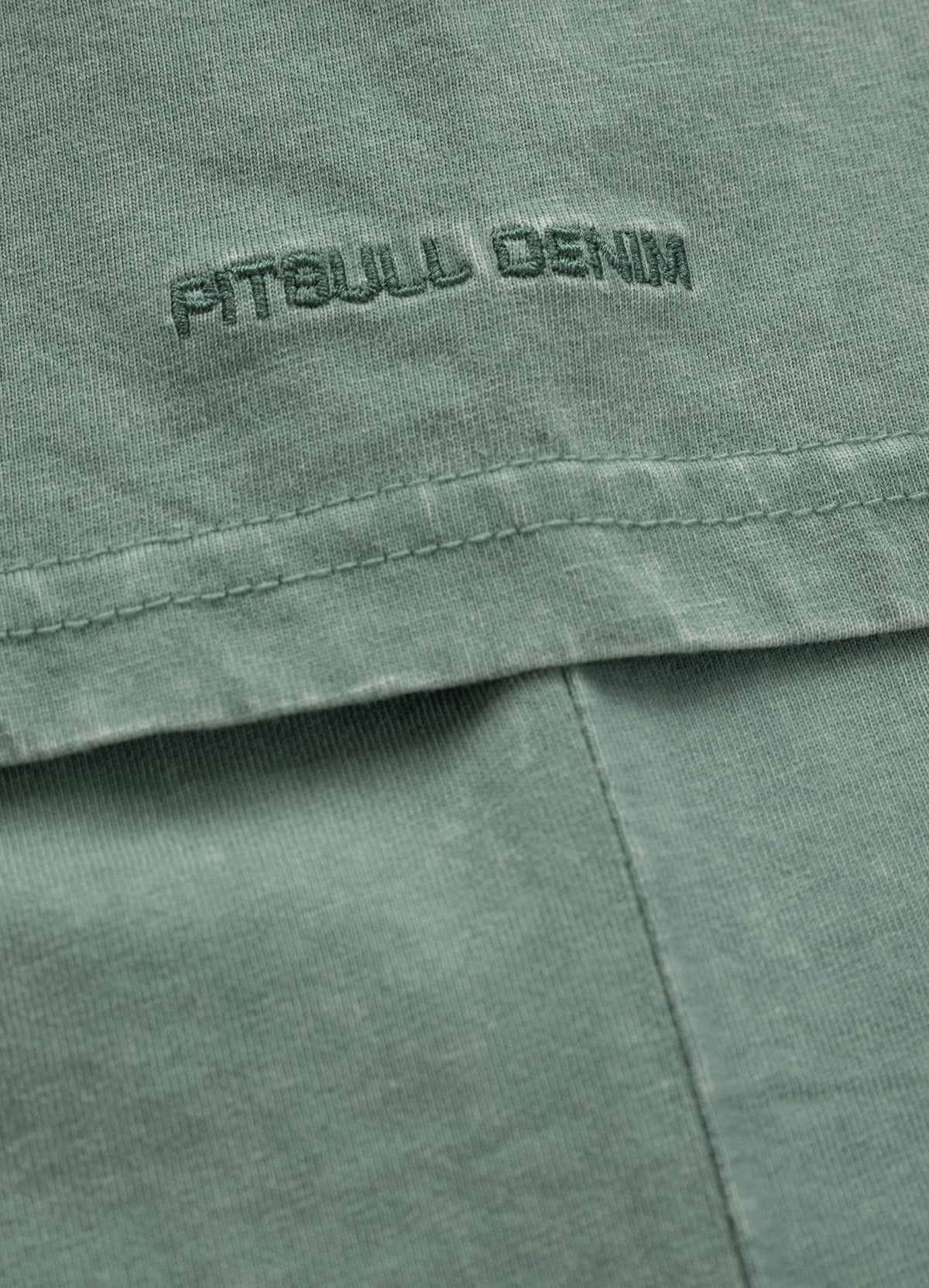 T-Shirt Denim Washed Kleines Logo