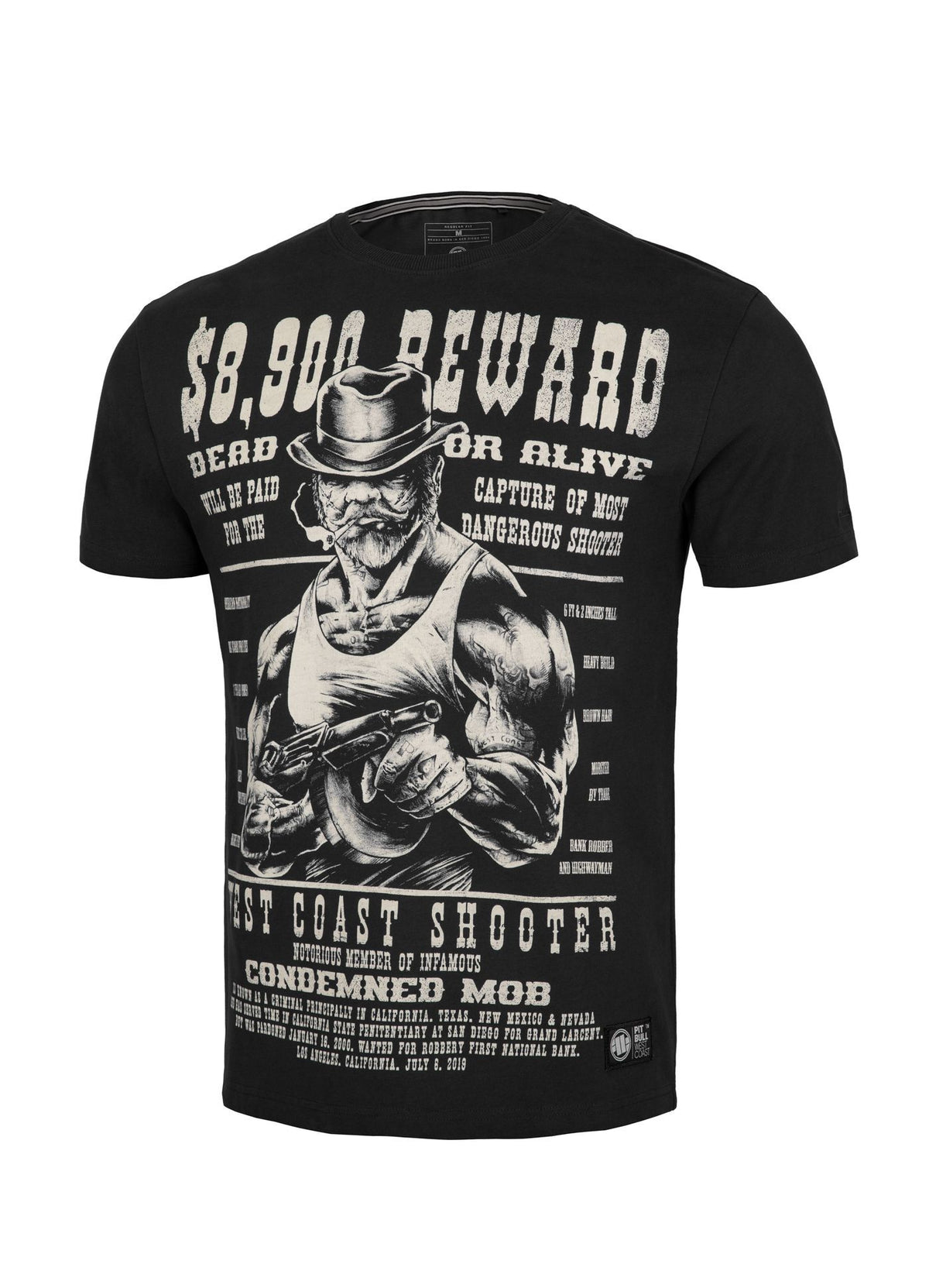 T-Shirt Garment Washed Reward - Pitbull.eu