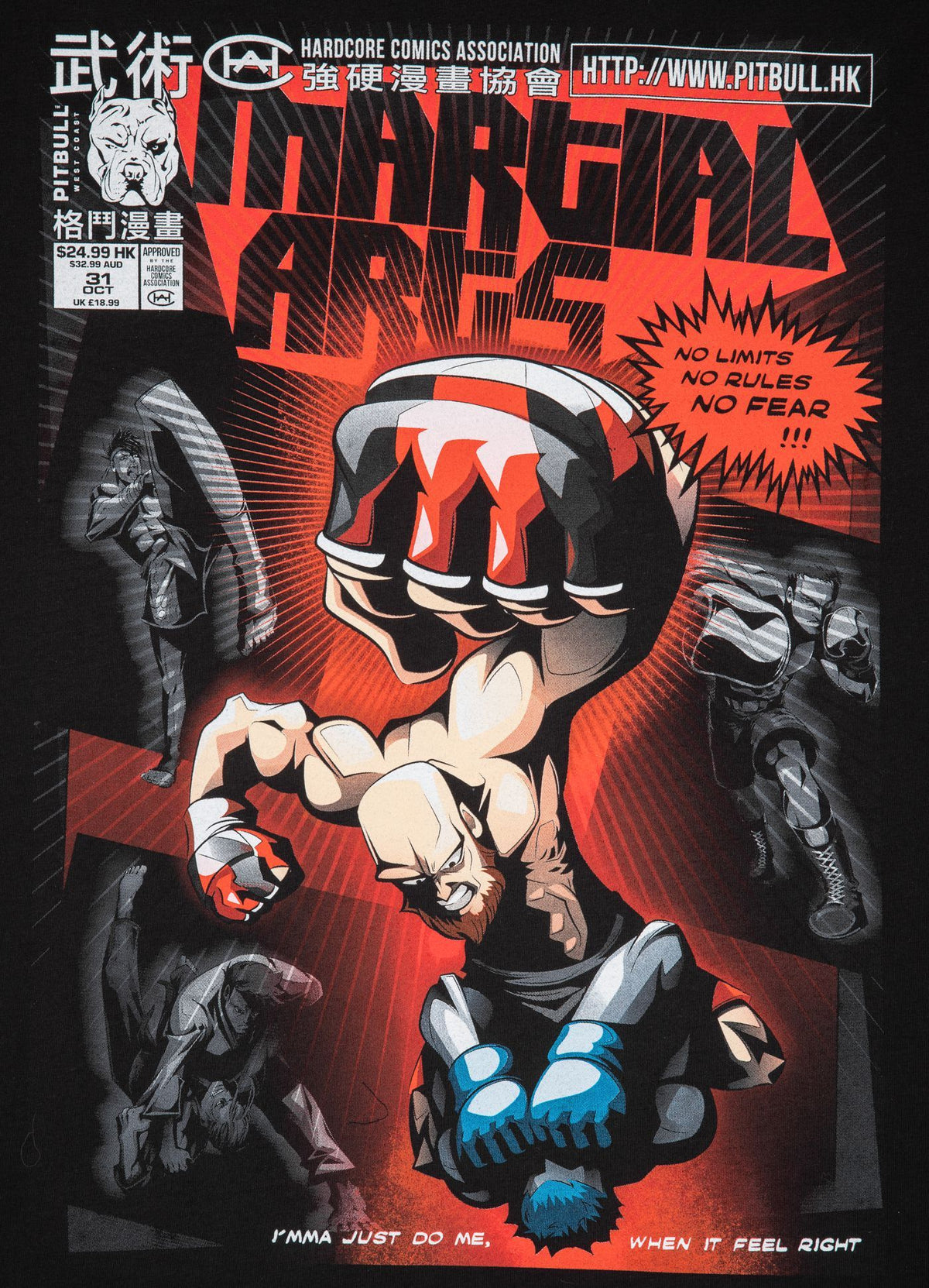 T-Shirt Vale Tudo Comics - Pitbull.eu