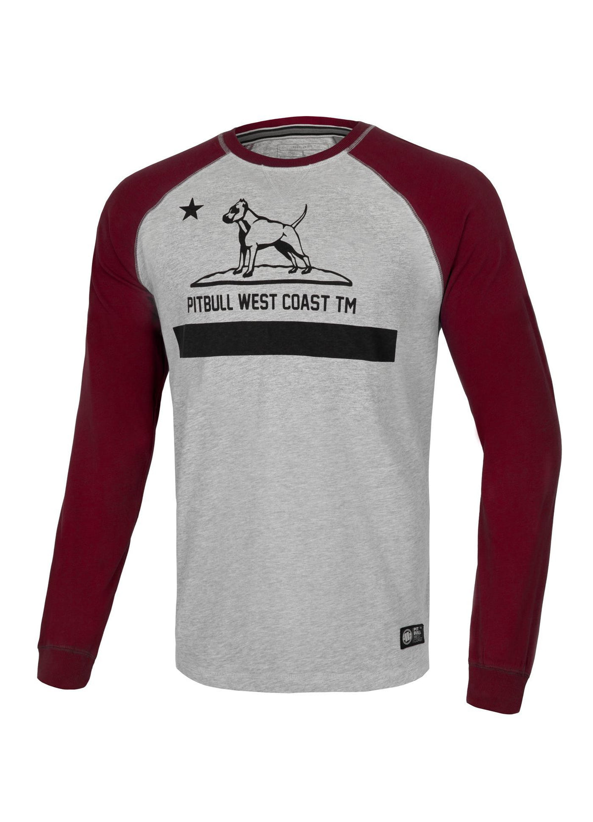 Longsleeve Garment Washed Raglan California - Pitbull.eu