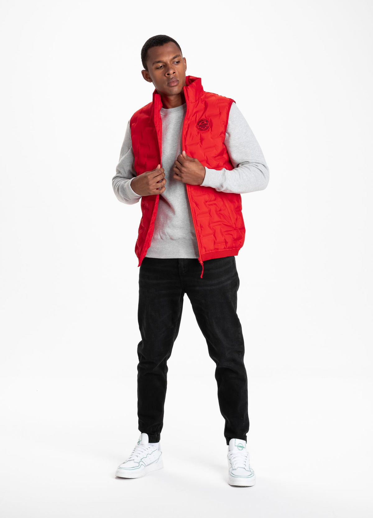 Steppweste Overton Rot