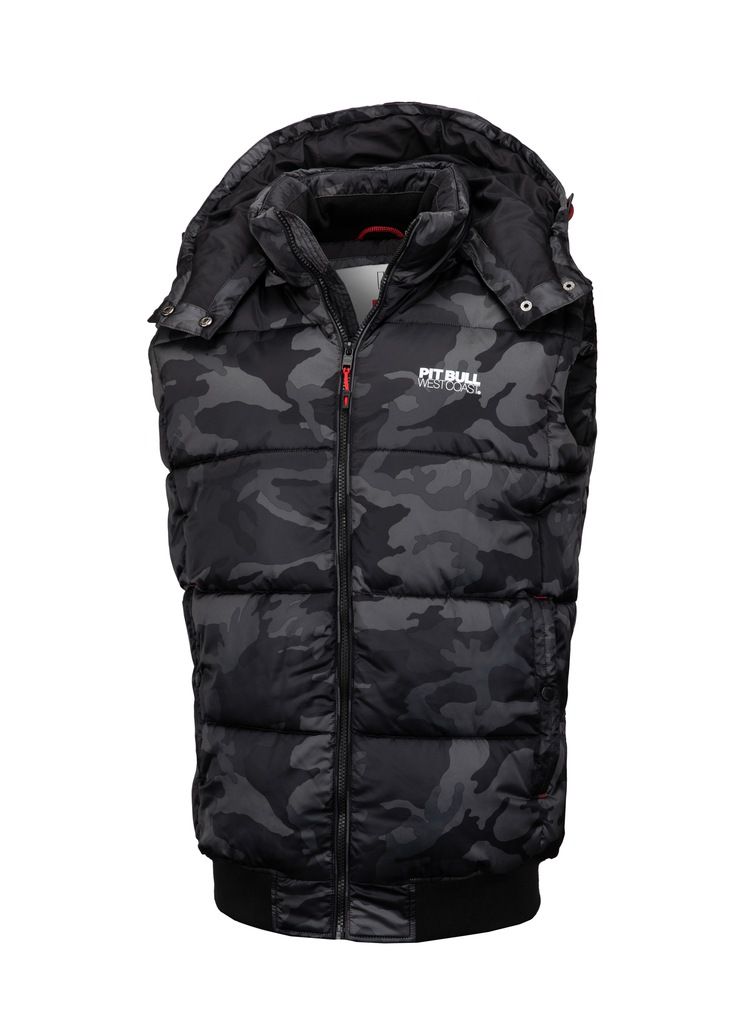 Weste Walpen All Black Camo