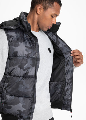 Weste Walpen All Black Camo