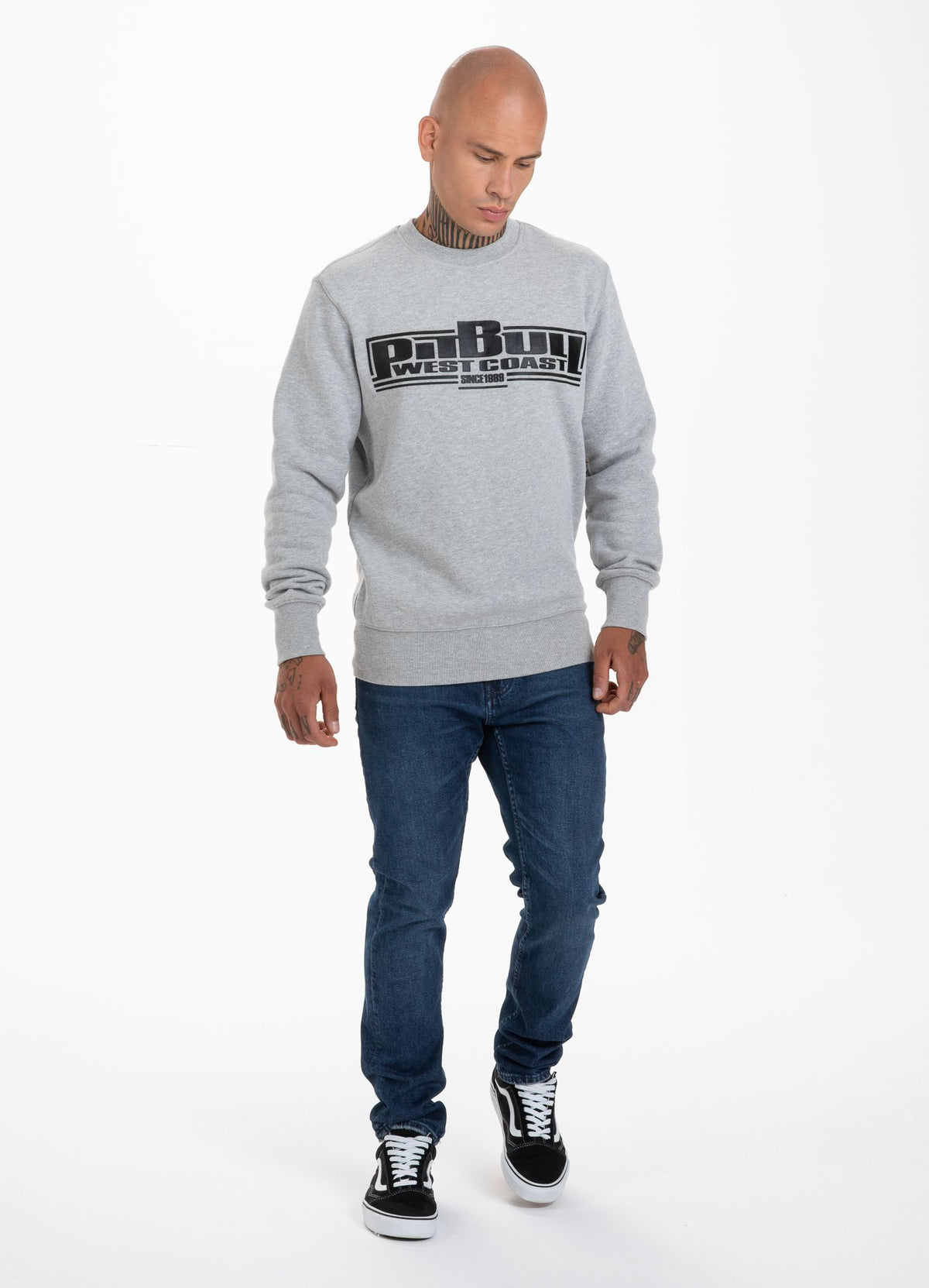 Crewneck Classic Boxing 21 Graumeliert 