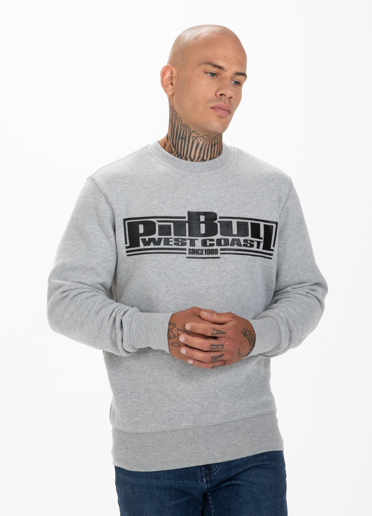 Crewneck Classic Boxing 21 Graumeliert 