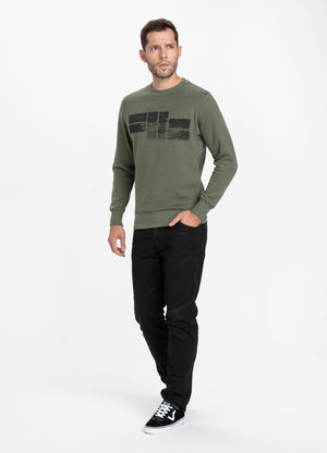 Rundhalsausschnitt CLASSIC LOGO Olive