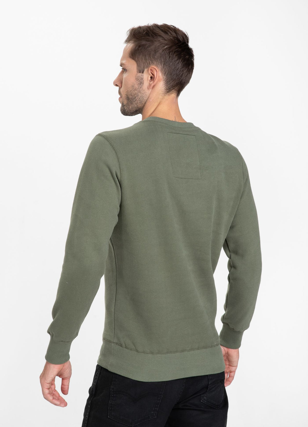 Rundhalsausschnitt CLASSIC LOGO Olive