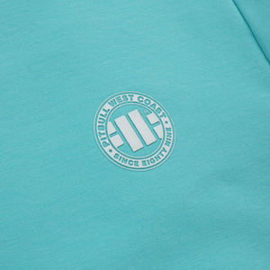 Rundhalsausschnitt Damen French Terry Kleines Logo