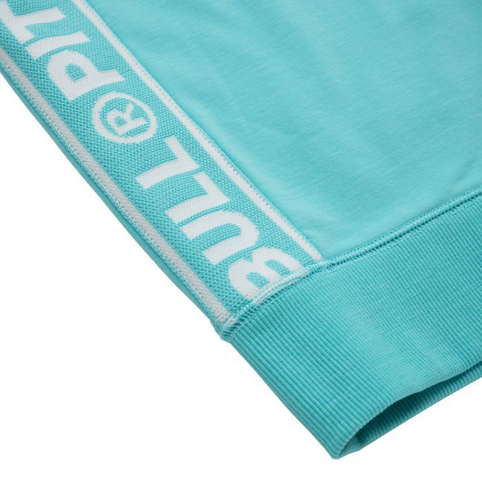 Rundhalsausschnitt Damen French Terry Kleines Logo