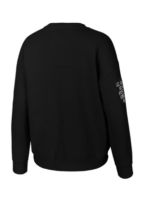 Frauen Oversize Sweatshirt Tyrian - Schwarz