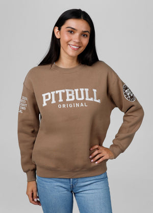 Frauen Oversize Sweatshirt Tyrian - Coyote Braun