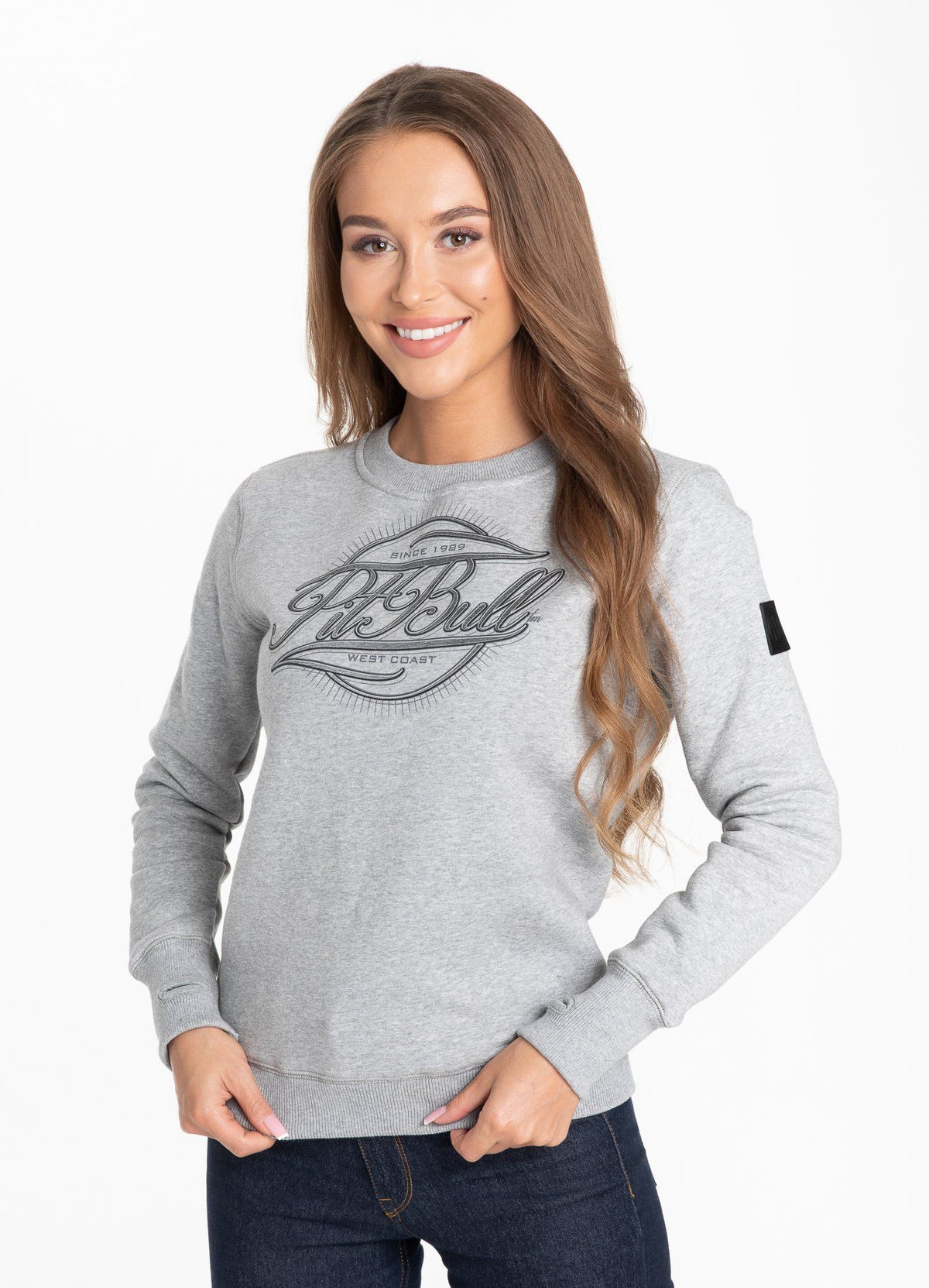 DAMEN CREWNECK IR Grau MLG