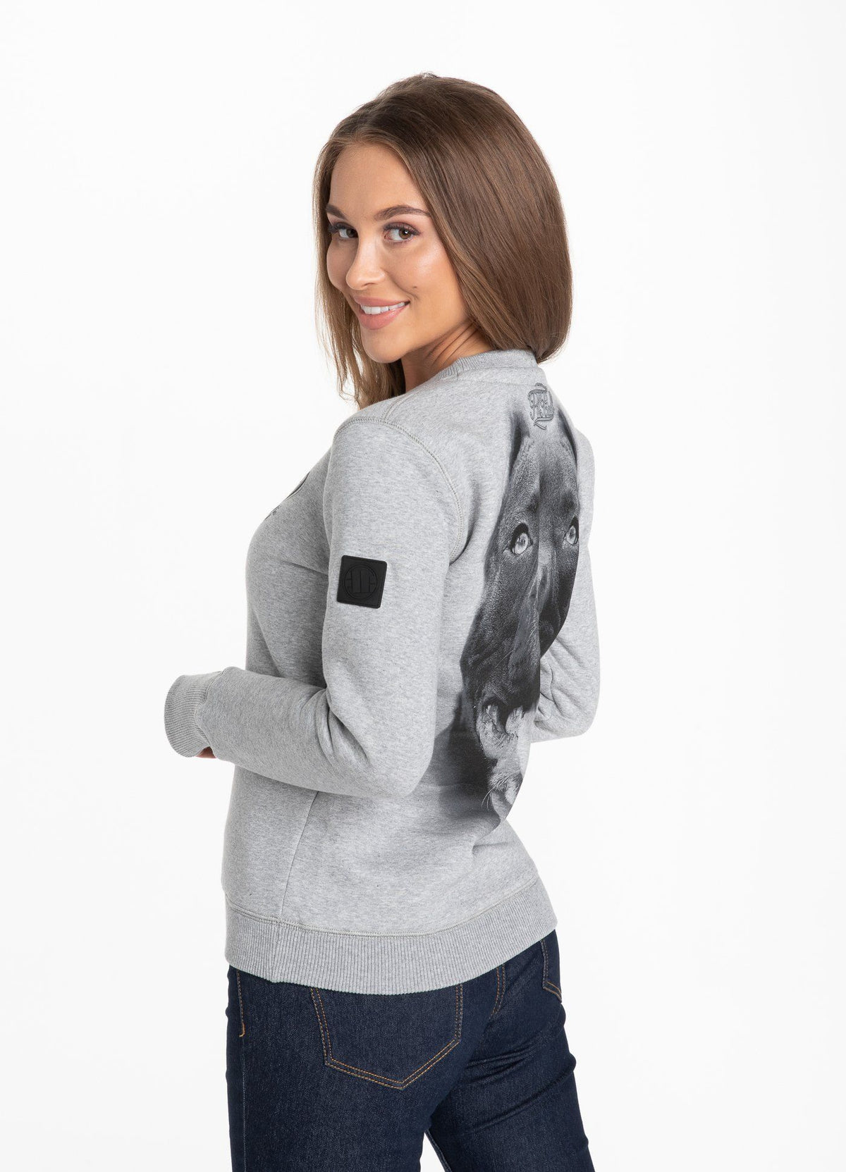 DAMEN CREWNECK IR Grau MLG