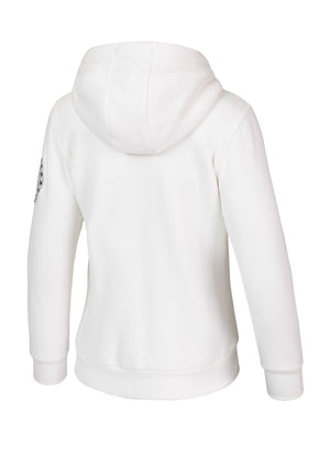 Frauen Hoodie mit Reißverschluss Sherpa Ruffina - Offwhite