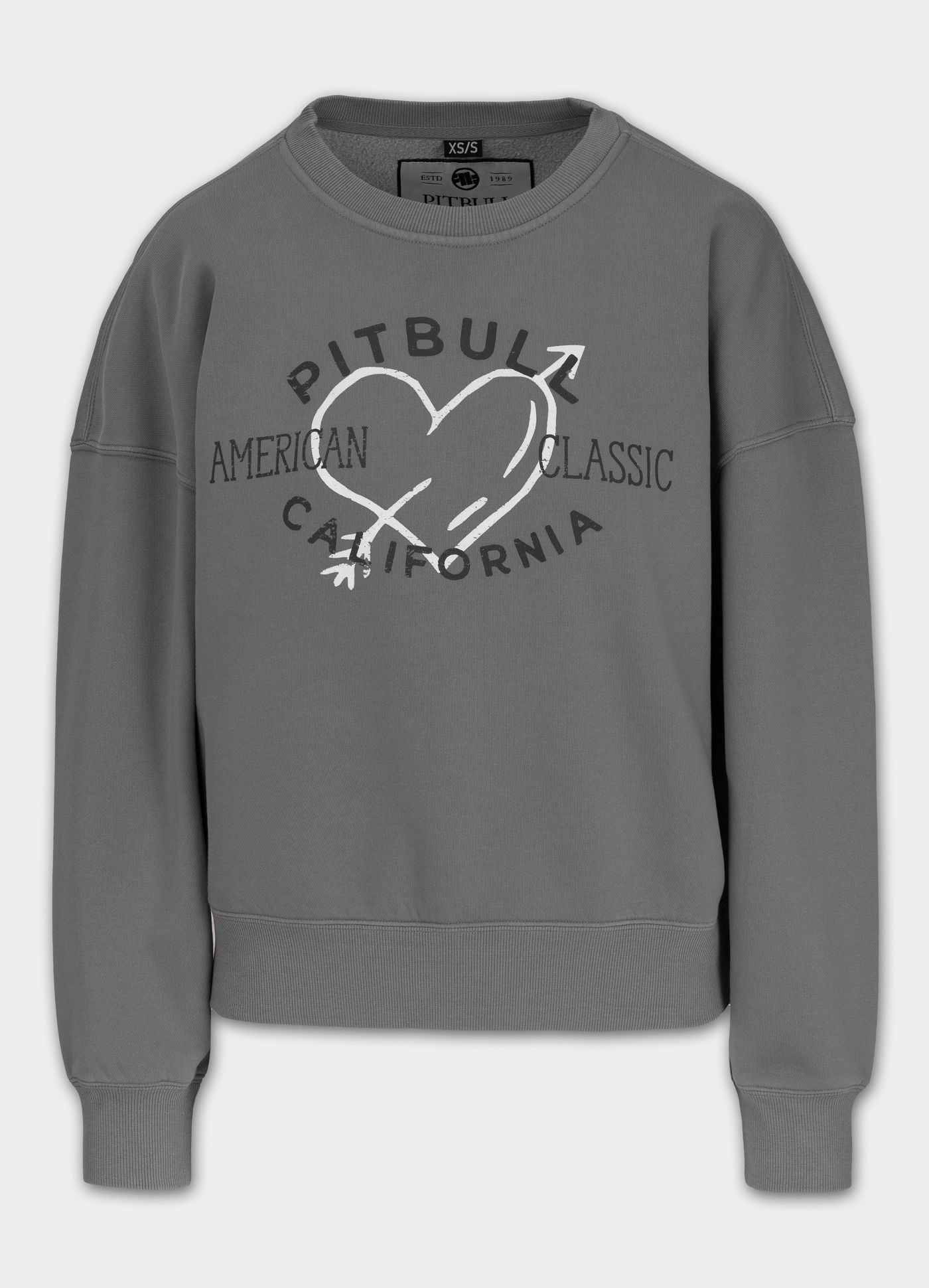 Damen Sweatshirt Washed MANZANITA HEART