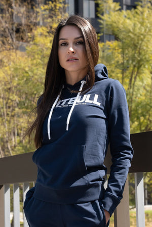 Damen Hoodie BETA FRENCH TERRY Dunkelblau