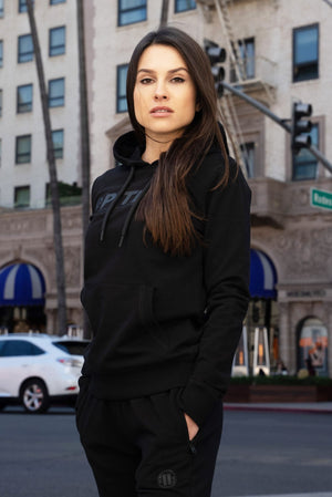 Damen Hoodie BETA FRENCH TERRY Schwarz