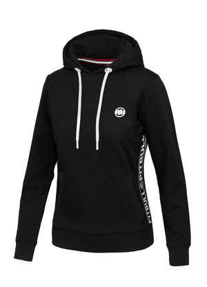 Frauen Hoodie French Terry La Canada - Schwarz