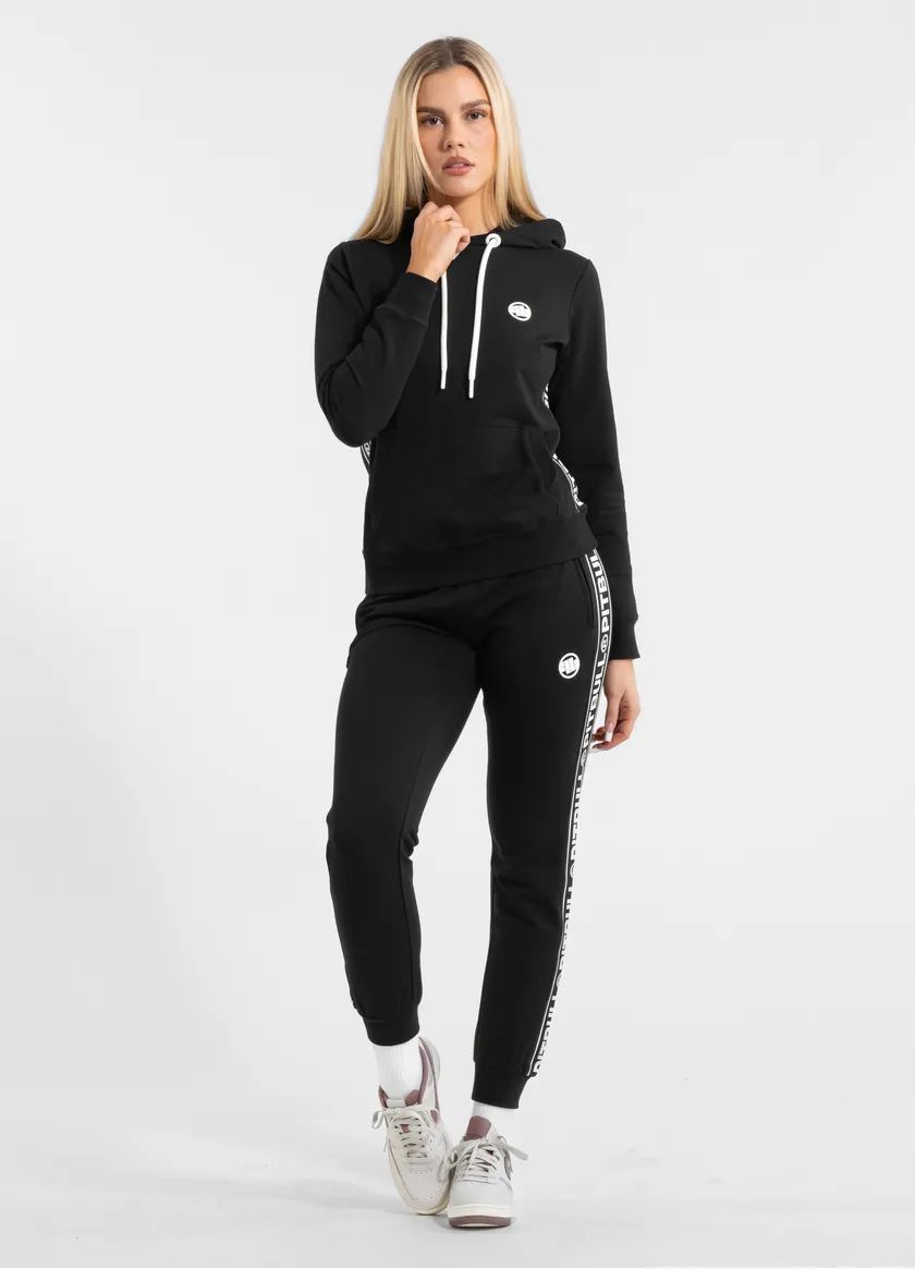 Frauen Hoodie French Terry La Canada - Schwarz