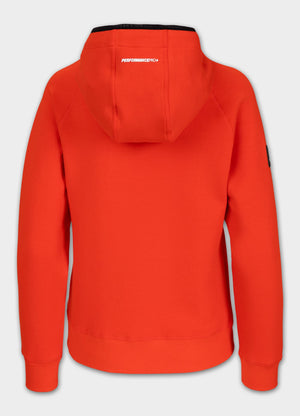 Women's hoodie Georgia - Flame red