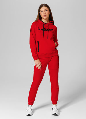 Frauen Hoodie Georgia - Rot