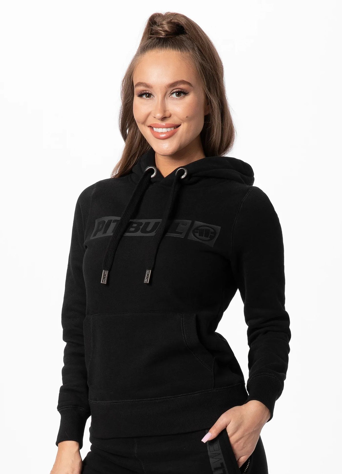 Frauen Hoodie Hilltop - Schwarz