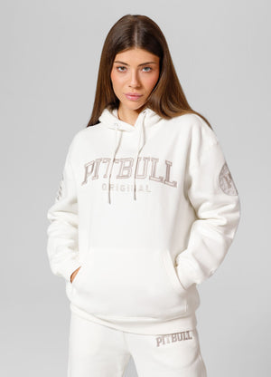 Frauen Oversize Hoodie Tyrian - Offwhite