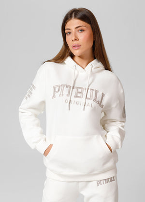 Frauen Oversize Hoodie Tyrian - Offwhite