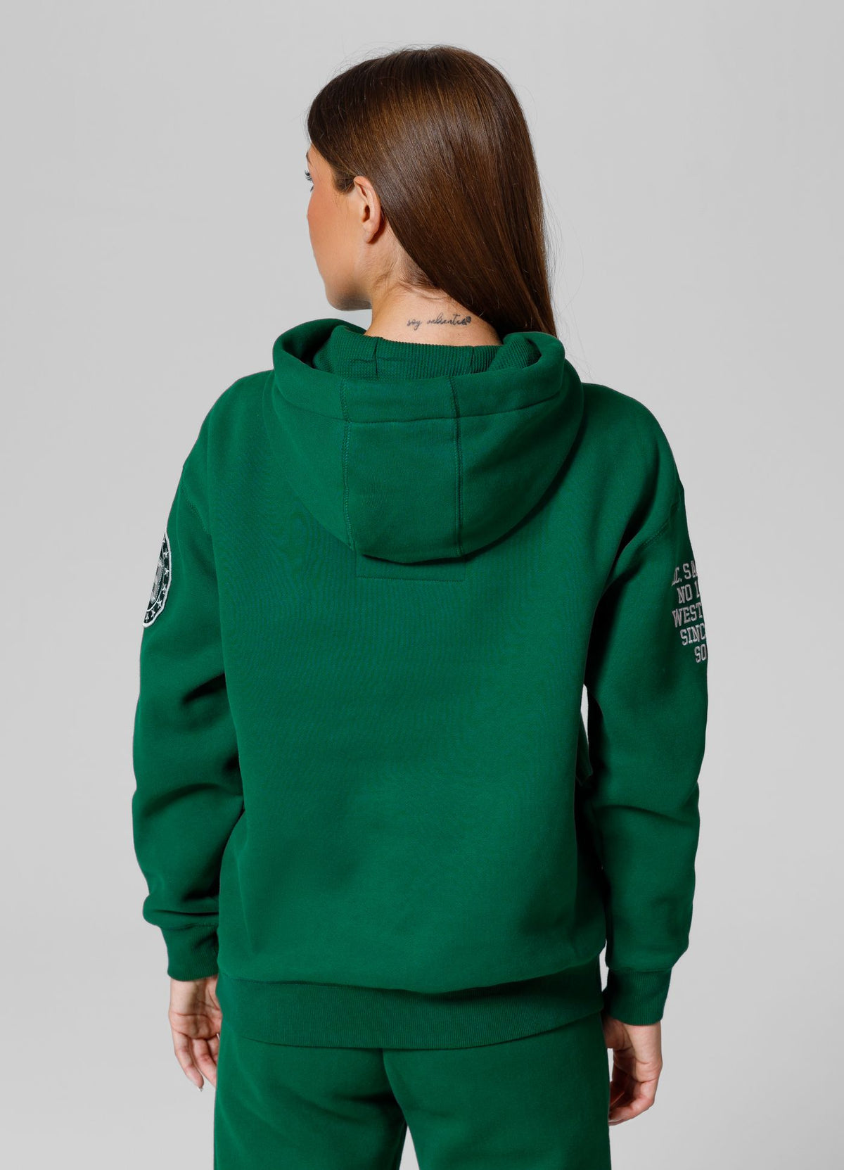 Frauen Oversize Hoodie Tyrian - Grün