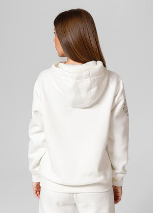 Frauen Oversize Hoodie Tyrian - Offwhite