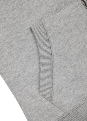 Damen-Hoodie KLEINES LOGO Grau