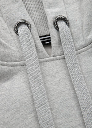 Damen-Hoodie KLEINES LOGO Grau