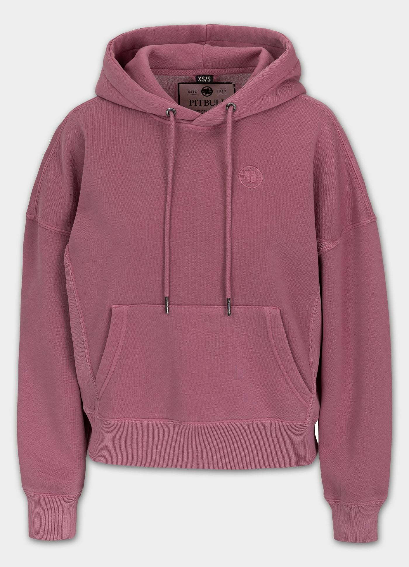 Damen Hoodie Washed Manzanita - Rosa