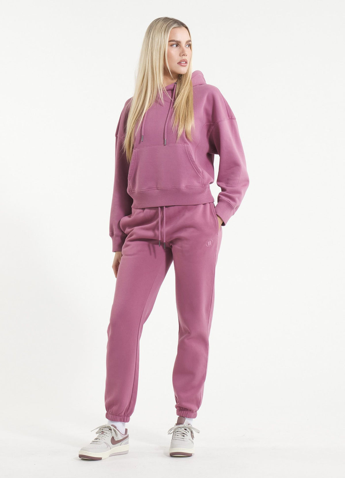 Women's hoodie Washed Manzanita - Pink