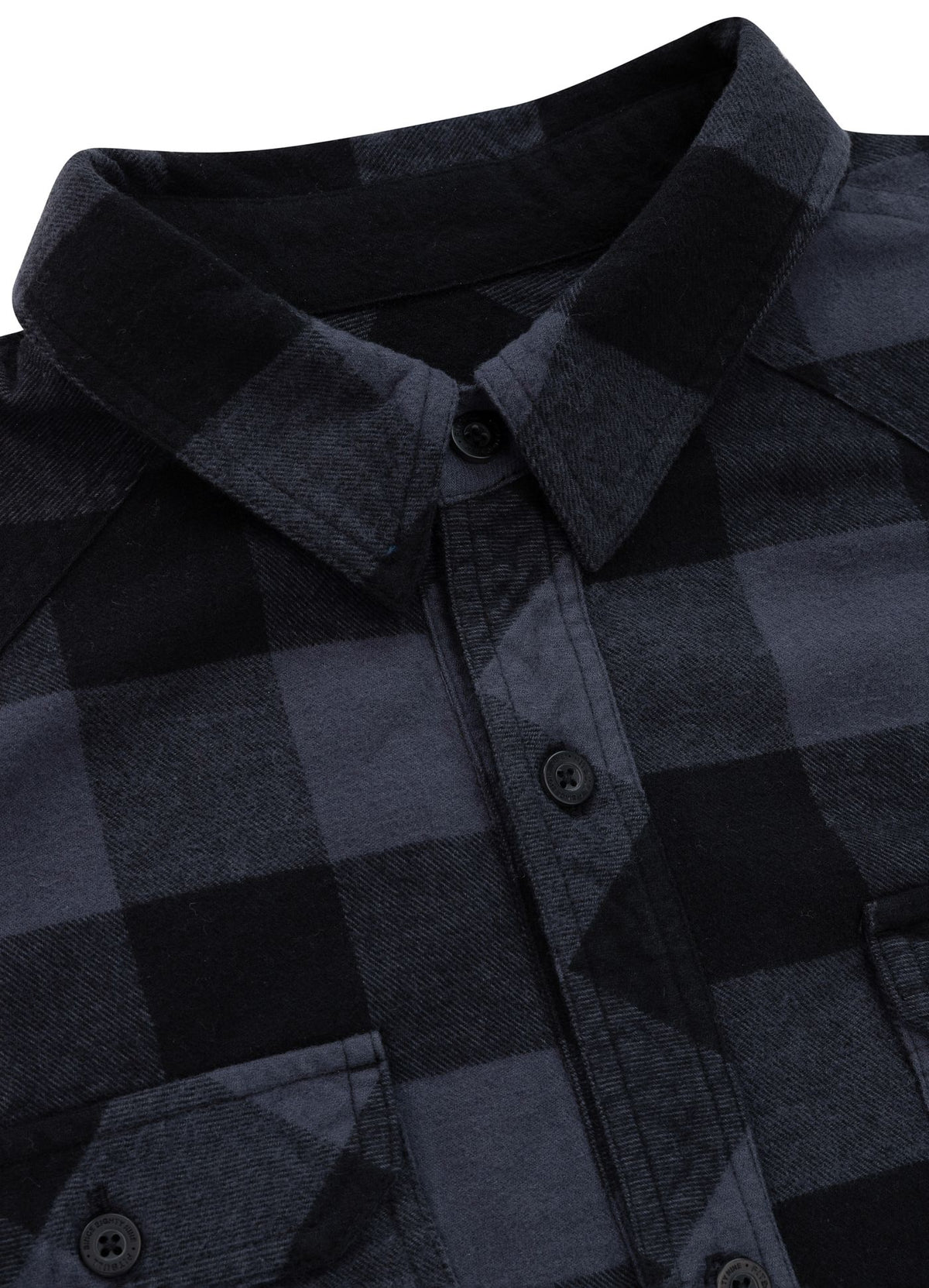 Flanellhemd Mitchell - Schwarz/Grau