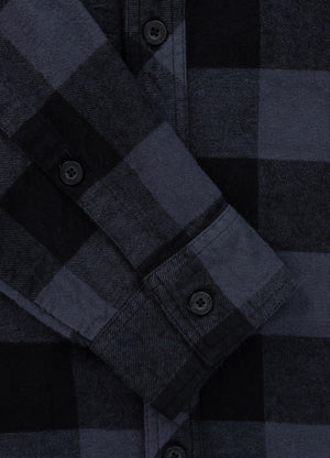 Flanellhemd Mitchell - Schwarz/Grau