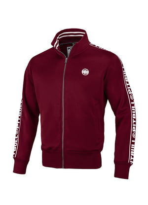 Trainingsjacke Oldschool Tape Logo - Burgundy