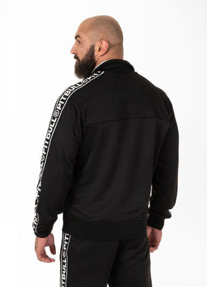 Trainingsjacke Oldschool Tape Logo - Schwarz